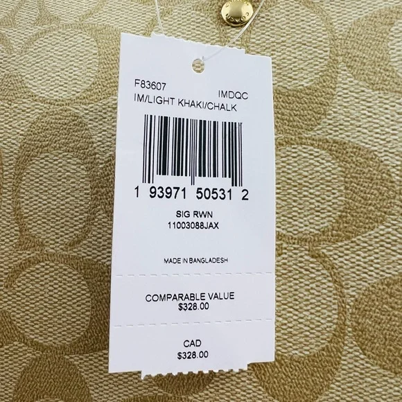 COACH Signature Rowan Satchel - Picture 9 of 11